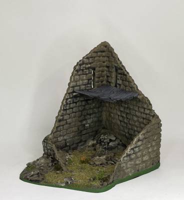 Ruined Square Tower (painted)